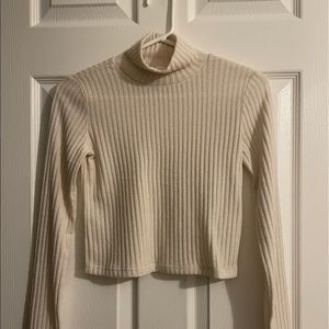 WILFRED Cropped Turtleneck Sweater, Size XS
